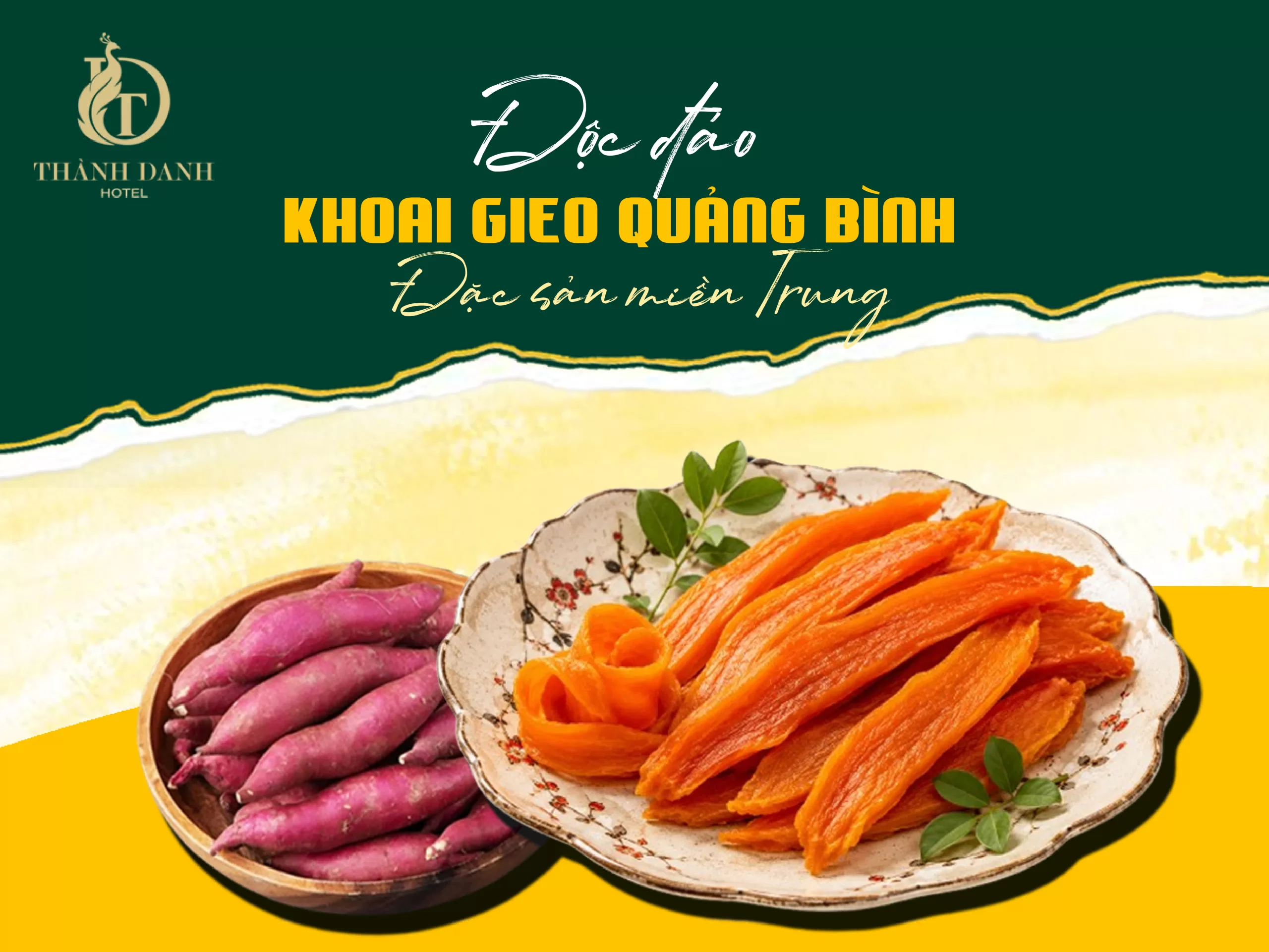 Độc đáo khoai dẻo Quảng Bình
