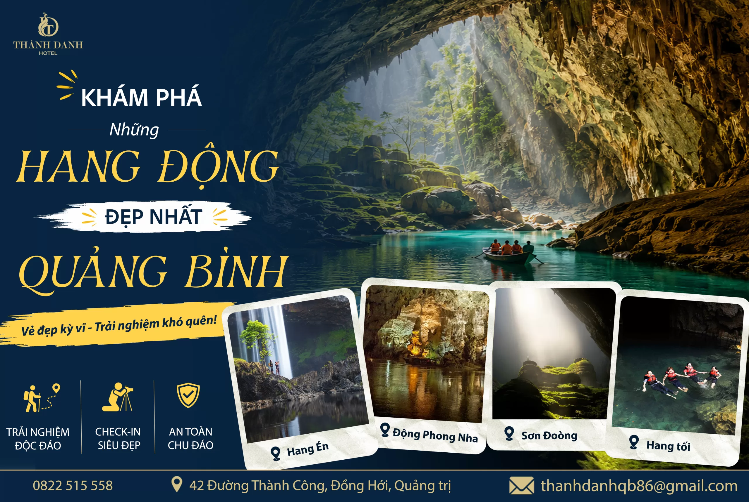 KHÁM PHÁ NHỮNG HANG ĐỘNG ĐẸP NHẤT QUẢNG BÌNH