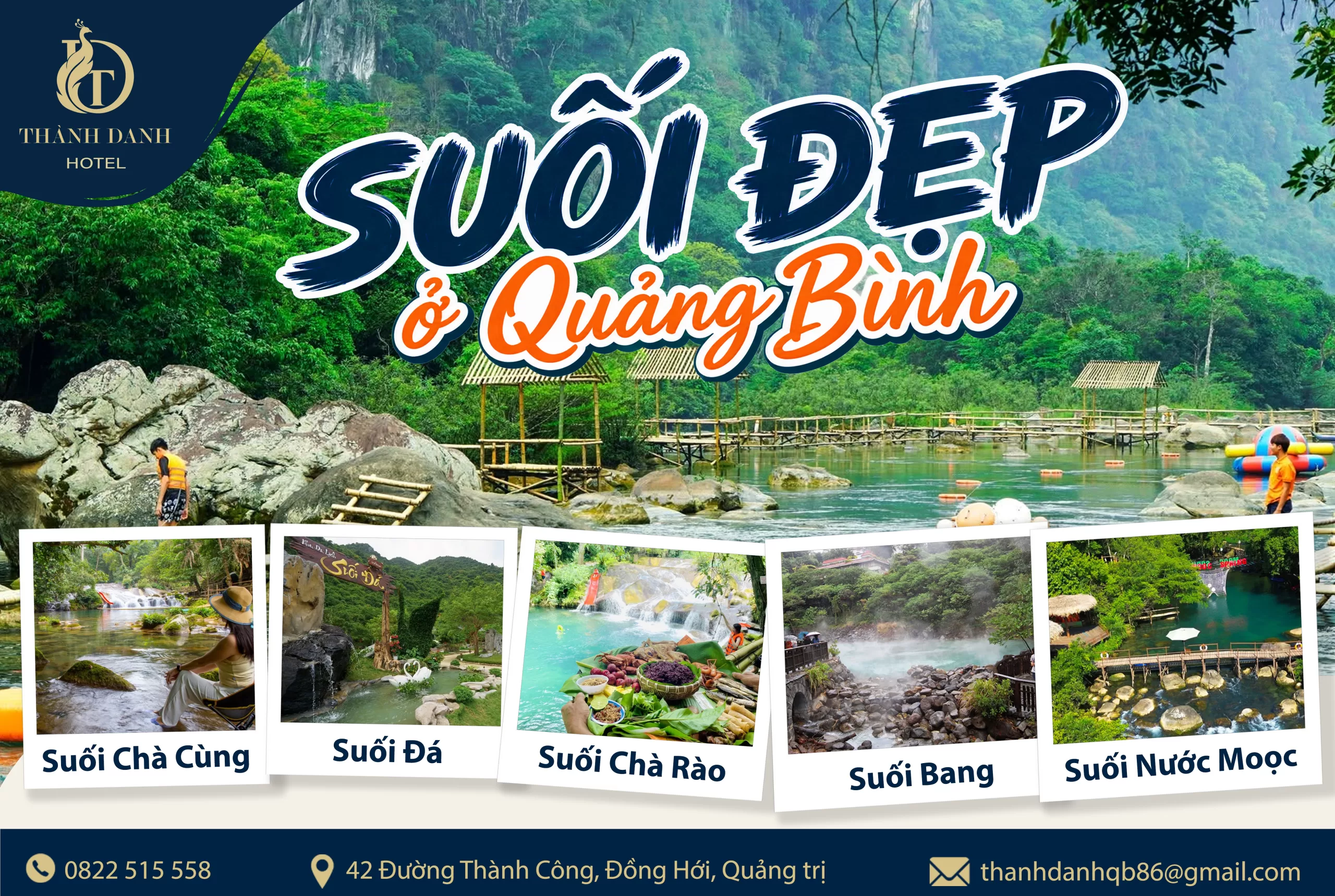 ĐỊA ĐIỂM SUỐI ĐẸP Ở QUẢNG BÌNH 2026